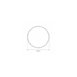 Rond pâtissier festonné ø 230 mm - par 250