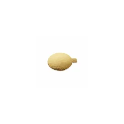 Rond pâtissier à languette or et noir ø 8 cm - par 200