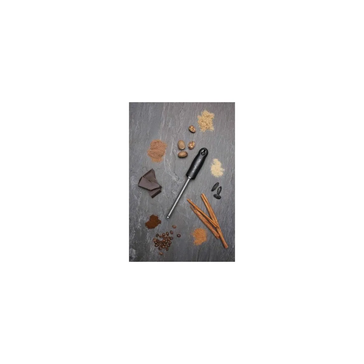 Râpe à épices premium noir Microplane 21,5 x 3 x 2 cm