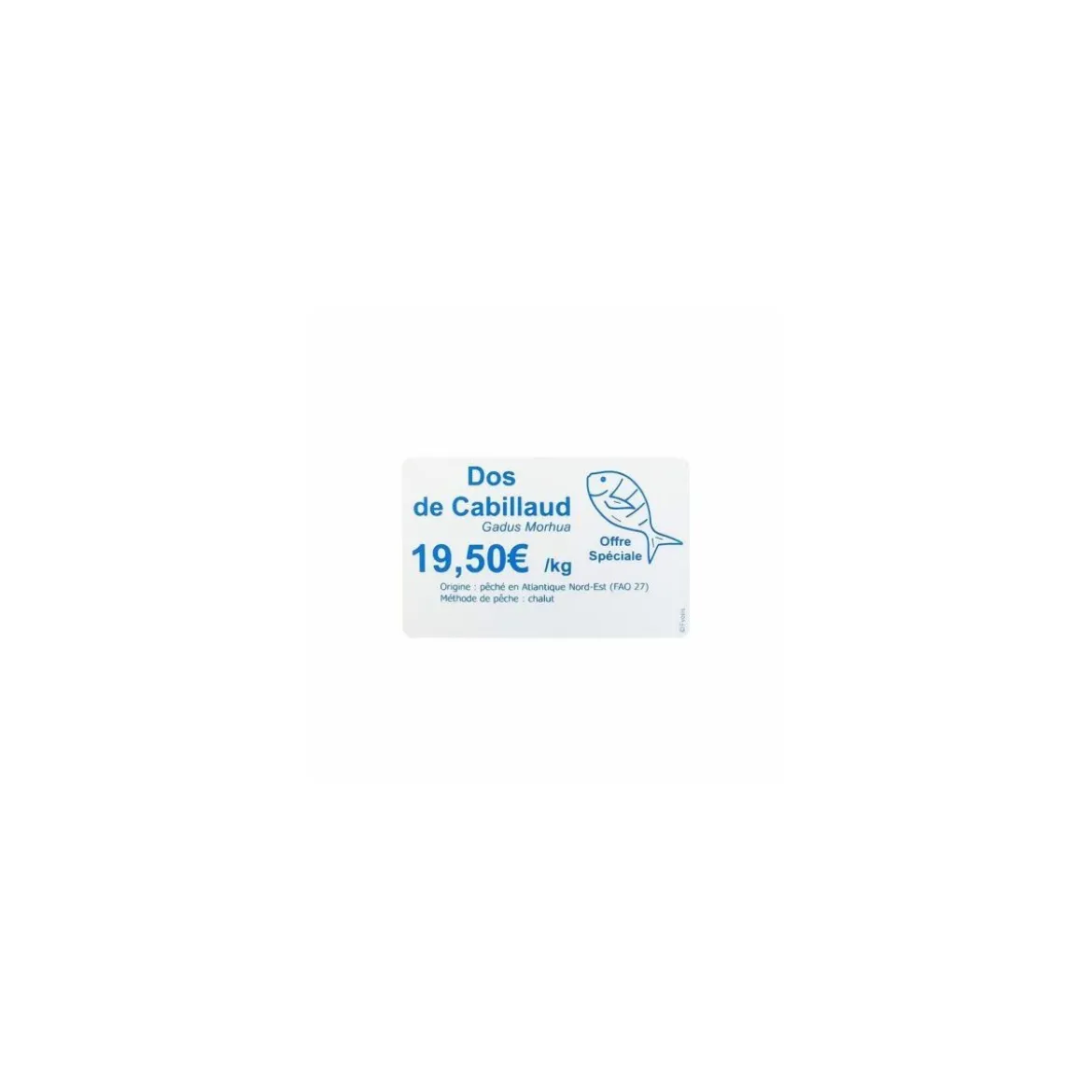 Ruban d'impression bleu imprimante Edikio Flex et Duplex carte PVC