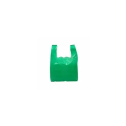 Sac bretelles BD 50 microns vert 26 x 6 x 45 cm - par 500