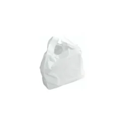 Sac bretelles blanc grosses volailles 50 µ 30 x 60 + 9 cm - par 500