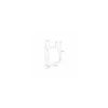 Sac bretelles blanc PEBD 50 µ - 49 x 27 + 9 cm en boite distributrice - par 500
