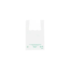 Sac bretelles translucide PEBD 50 µ 45 x 26 + 6 cm - par 500