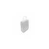 Sac cabas argent à poignées torsadées 23 x 12 x 30 cm - par 50