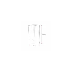 Sachet cellophane plat 7 x 13,5 cm - par 100