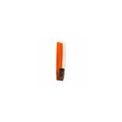 Sachet confiseur fond carton JOYEUSES PAQUES ORANGE 12 x 27,5 cm - par 100