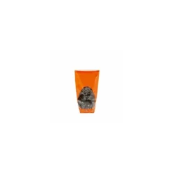 Sachet confiseur fond carton JOYEUSES PAQUES ORANGE 12 x 27,5 cm - par 100