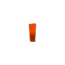 Sachet confiseur fond carton JOYEUSES PAQUES ORANGE 10 x 22 cm - par 100