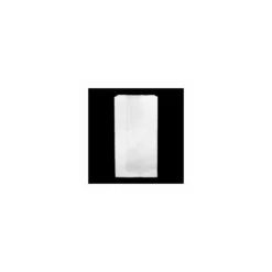 Sachet croissants papier kraft blanc 14 + 7 x 27 cm (n°104) - par 1000