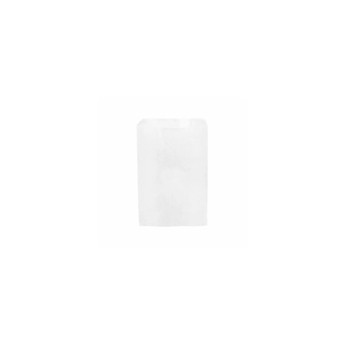 Sachet croissants papier kraft blanc 14 + 7 x 27 cm (n°104) - par 1000
