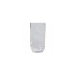 Sachet fond plastique argent 14 x 30,5 cm - par 100