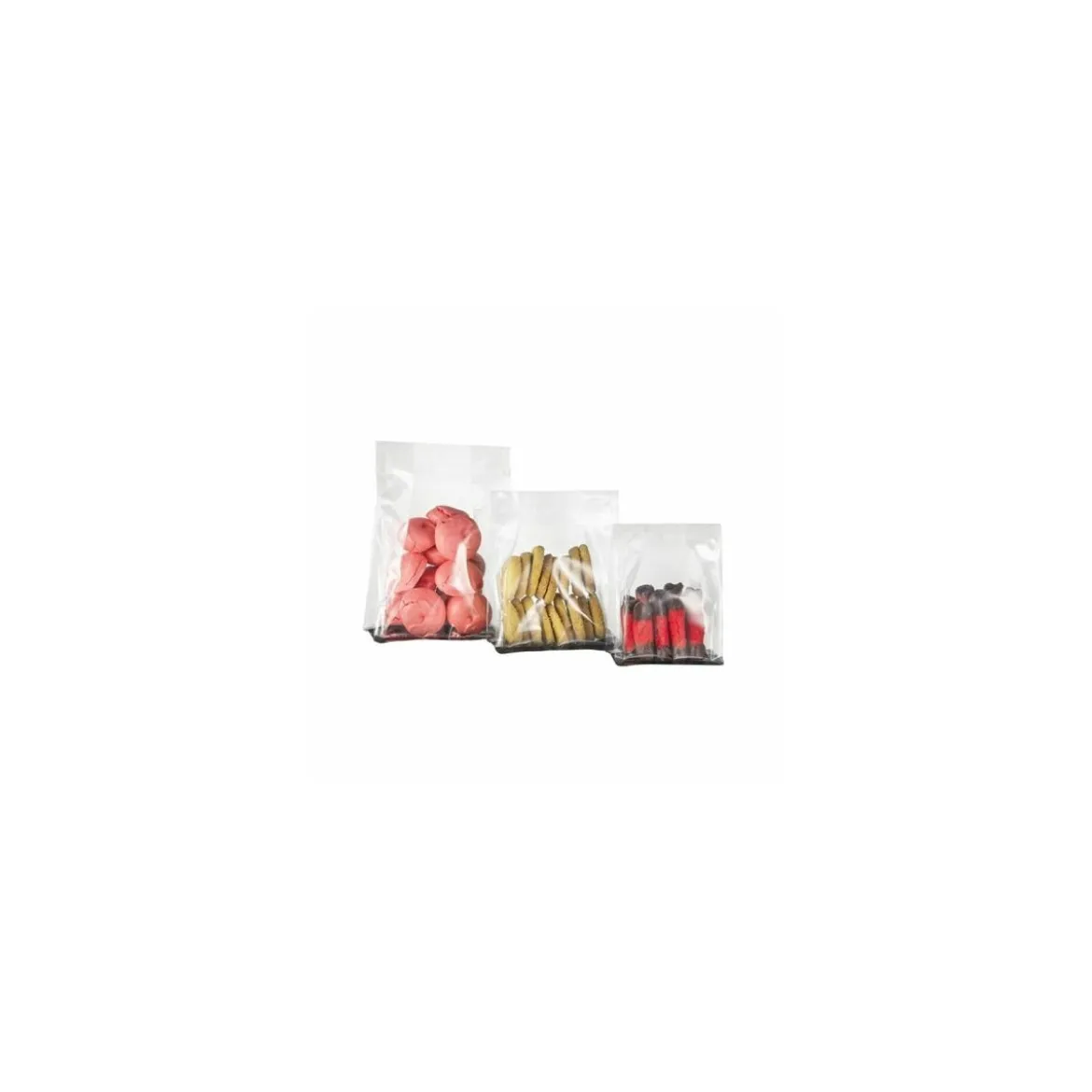Sachet fond plat autocollant et scellable 9 x 12 x 5 cm - par 50