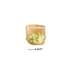 Sachet kraft fermeture auto-adhésive TURTLE PACK 20 x 15 x 4 cm - par 100