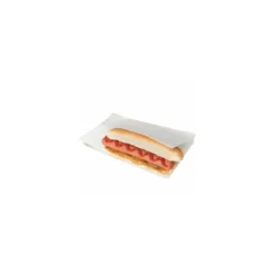 Sachet kraft ouvert sur 2 côtés blanc 25 x 13 cm - par 100