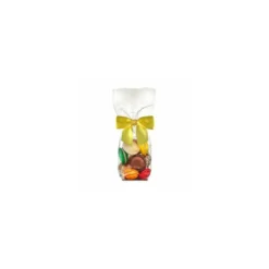 Sachet Natureflex écorné fond carton biodégradable 12 x 26 cm - par 100