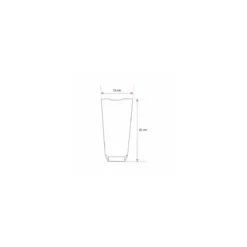 Sachet plastique fond carton "Dentelle or" 12 x 26 cm - par 100