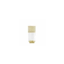 Sachet plastique fond carton "Dentelle or" 10 x 22 cm - par 100