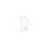 Sachet plastique fond carton "Dentelle blanche" 10 x 18 cm - par 100