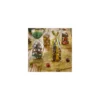 Sachet plastique fond carton "Cadeau Noël" 10 x 22 cm - par 100