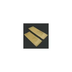 Sachet SOS kraft brun vergé avec fenêtre 8,5 + 5 x 21,5 cm - par 100