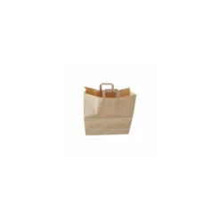 Sac kraft brun à poignées plates 45 x 17 x 47 cm - par 150