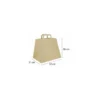Sac kraft brun 32 x 26 + 21 cm - par 250