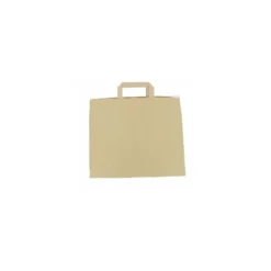 Sac kraft brun 32 x 26 + 21 cm - par 250
