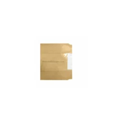 Sac à pain kraft brun avec fenêtre 24 + 4 x 35 cm (brioche ou pains spéciaux) - par 1000