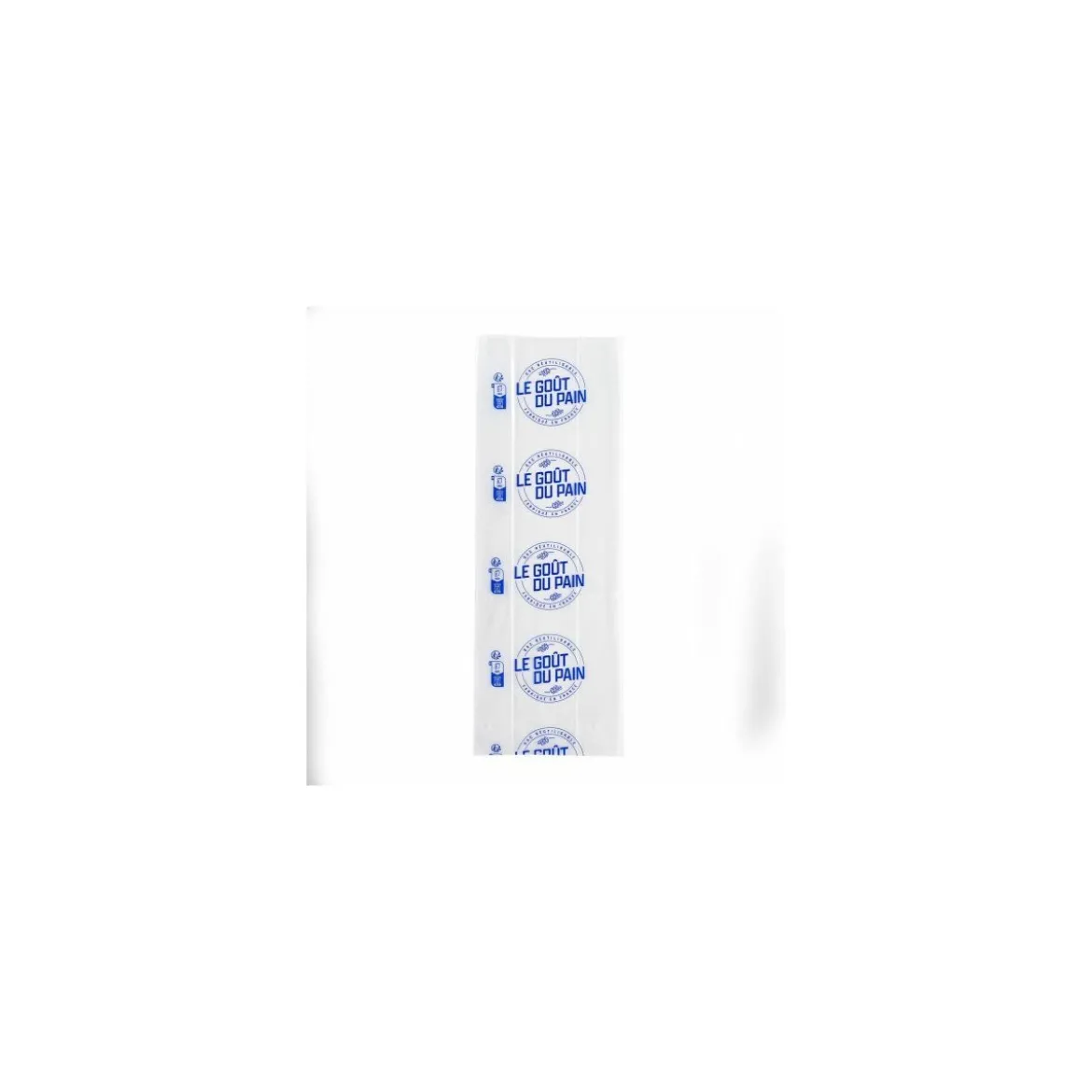 Sac à pain tranché Premium bleu 45 x 16 + 5 cm - par 200
