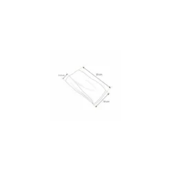 Sac à pain tranché Premium vert 35 x 16 + 5 cm - par 200