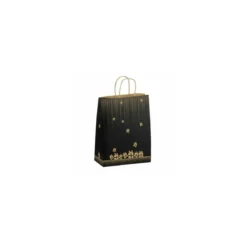 Sac papier kraft à poignées torsadées "Gala" 32 + 12 x 26 cm - par 50