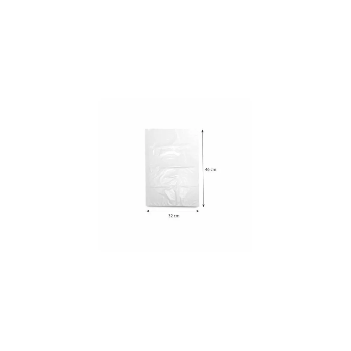 Sac plastique 50 µ 46 x 32 cm - par 100