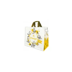 Sac réutilisable PP tissé "Le Fromager" - 36 x 27 + 24 cm - par 25