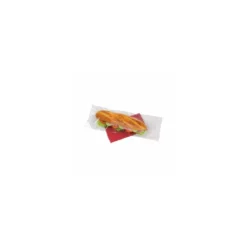 Sac sandwich plastique transparent perforé 10 + 2 + 2 x 34 cm - par 500