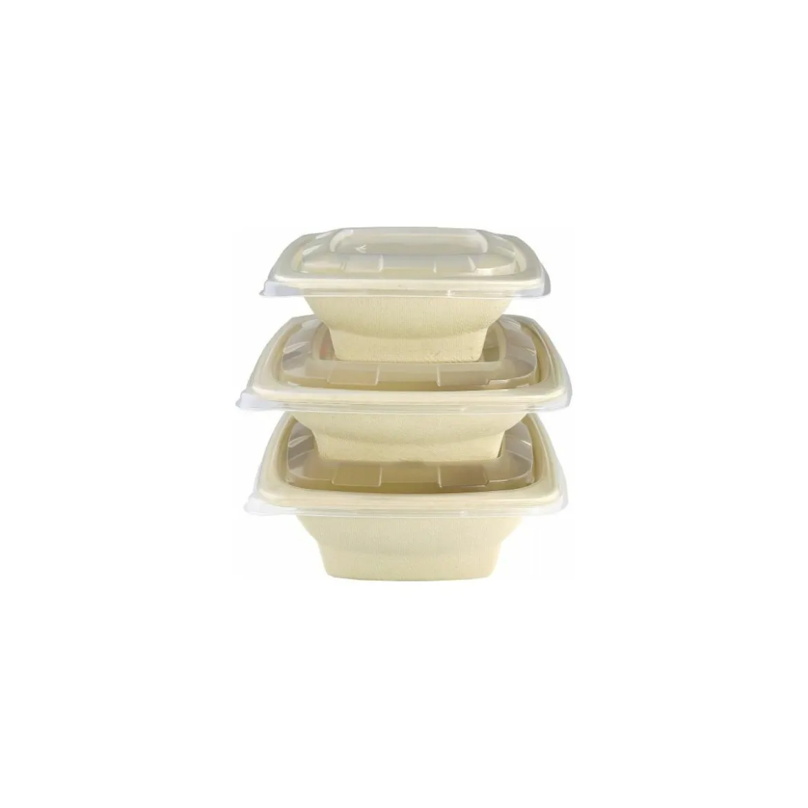 Saladier bio carré 50 cl 15,5 cm - par 300