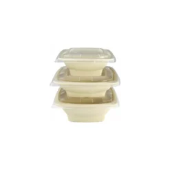 Saladier bio carré 100 cl 18 cm - par 75