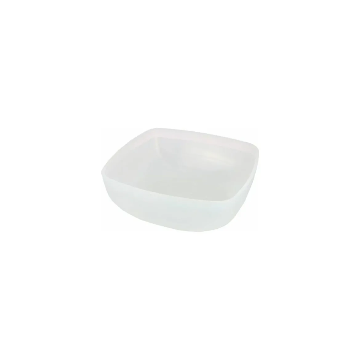Saladier carré plastique translucide 230 cl - par 50