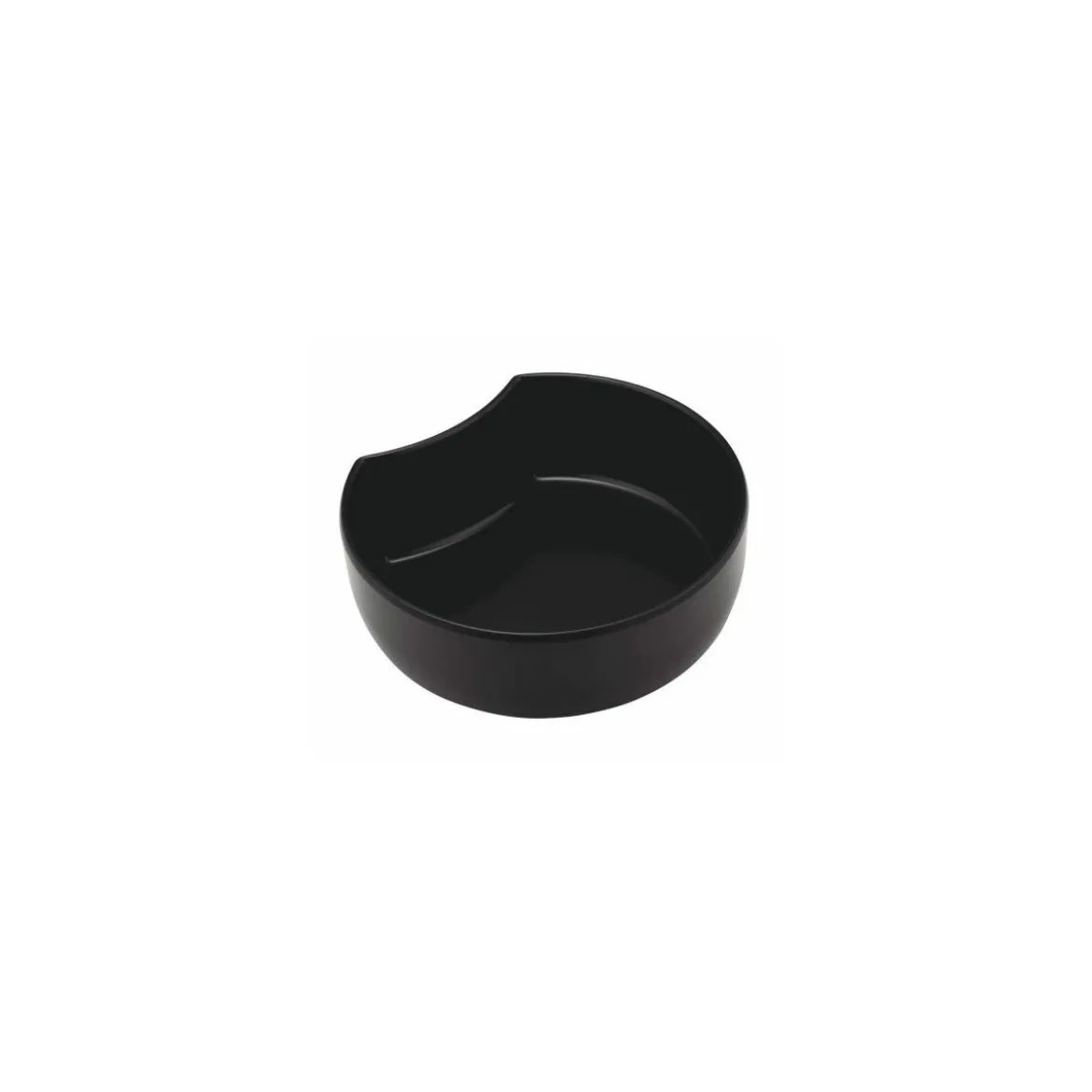 Saladier Crescent noir mélamine 30 x 27,8 x 10 cm 5 L