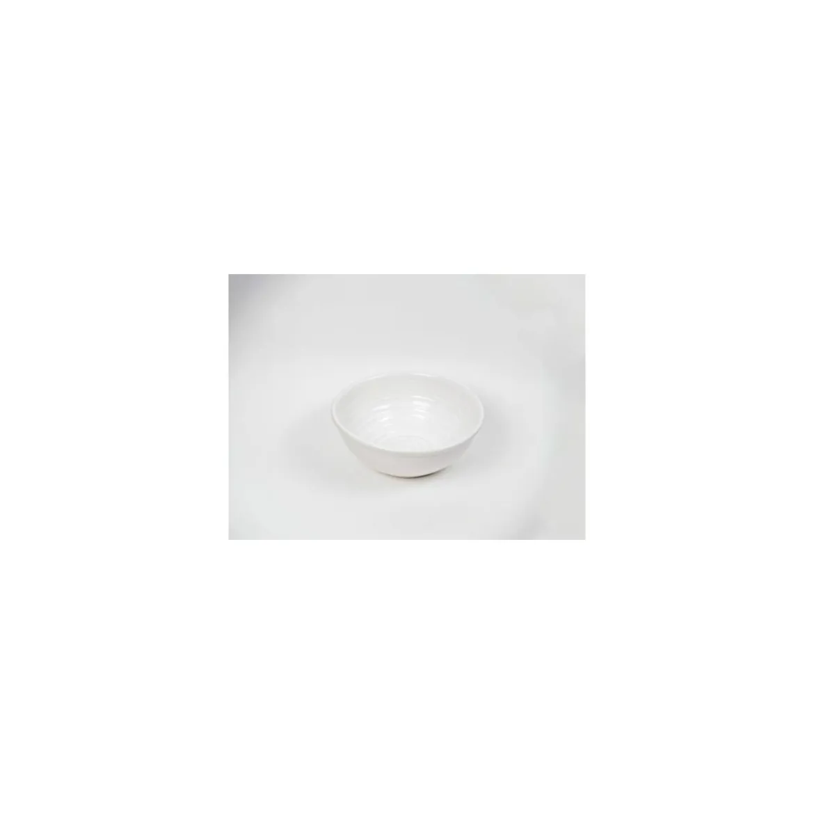 Saladier grès blanc 2,3L - ø 24,5 cm