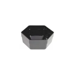 Saladier hexagonal ABS noir 1,8 L