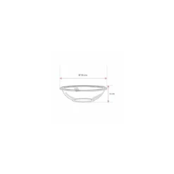 Saladier plastique transparent 750 ml - par 360