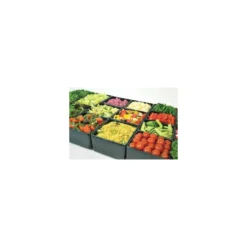 Saladier rectangulaire Chunky Crock mélaminé noir 1,5 L