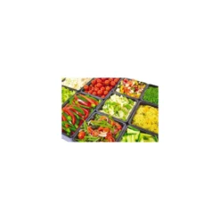 Saladier rectangulaire Chunky Crock mélaminé noir 1,5 L