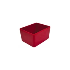Saladier rectangulaire Chunky Crock mélamine rouge 3,2 L