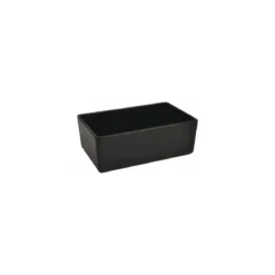 Saladier rectangulaire Chunky Crock mélaminé noir 3,2 L