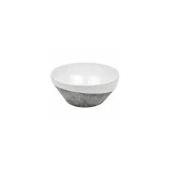 Saladier urban effet béton mélamine ø 28 cm 3,2 L