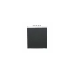 Serviette double point ouate noire 39 x 39 cm - par 50
