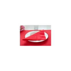 Serviette ouate rouge 39 x 39 cm - par 100