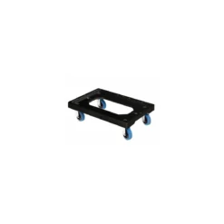 Socle rouleur 4 roues silence chape acier